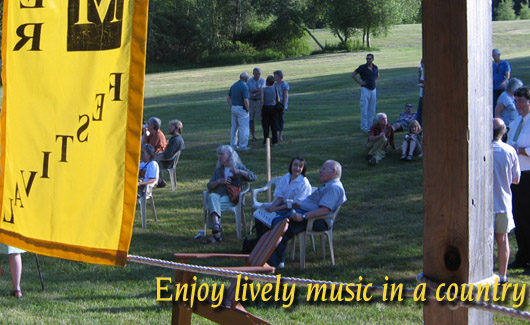 Enjoy Lively Music in a Country Setting